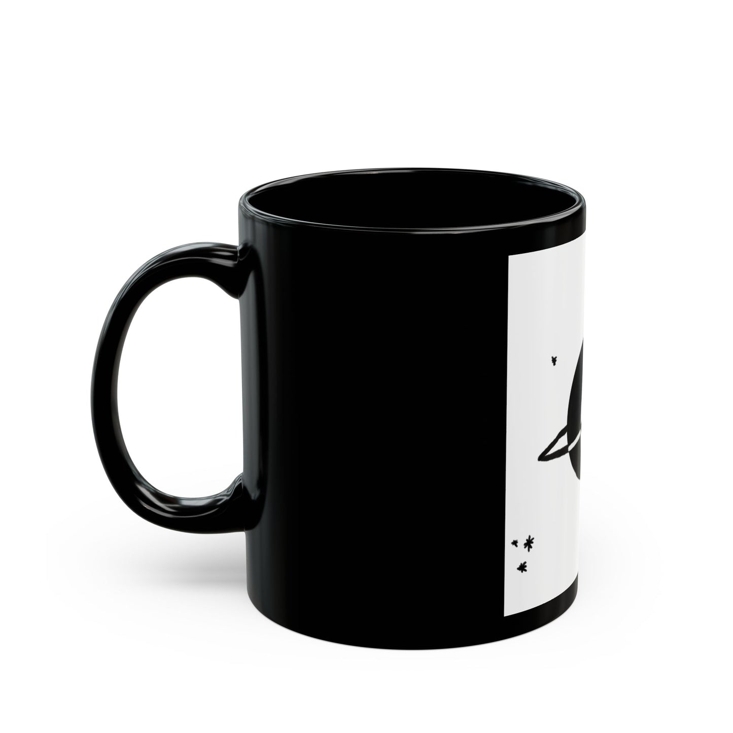 Tiny Planet Black Mug (11oz, 15oz)