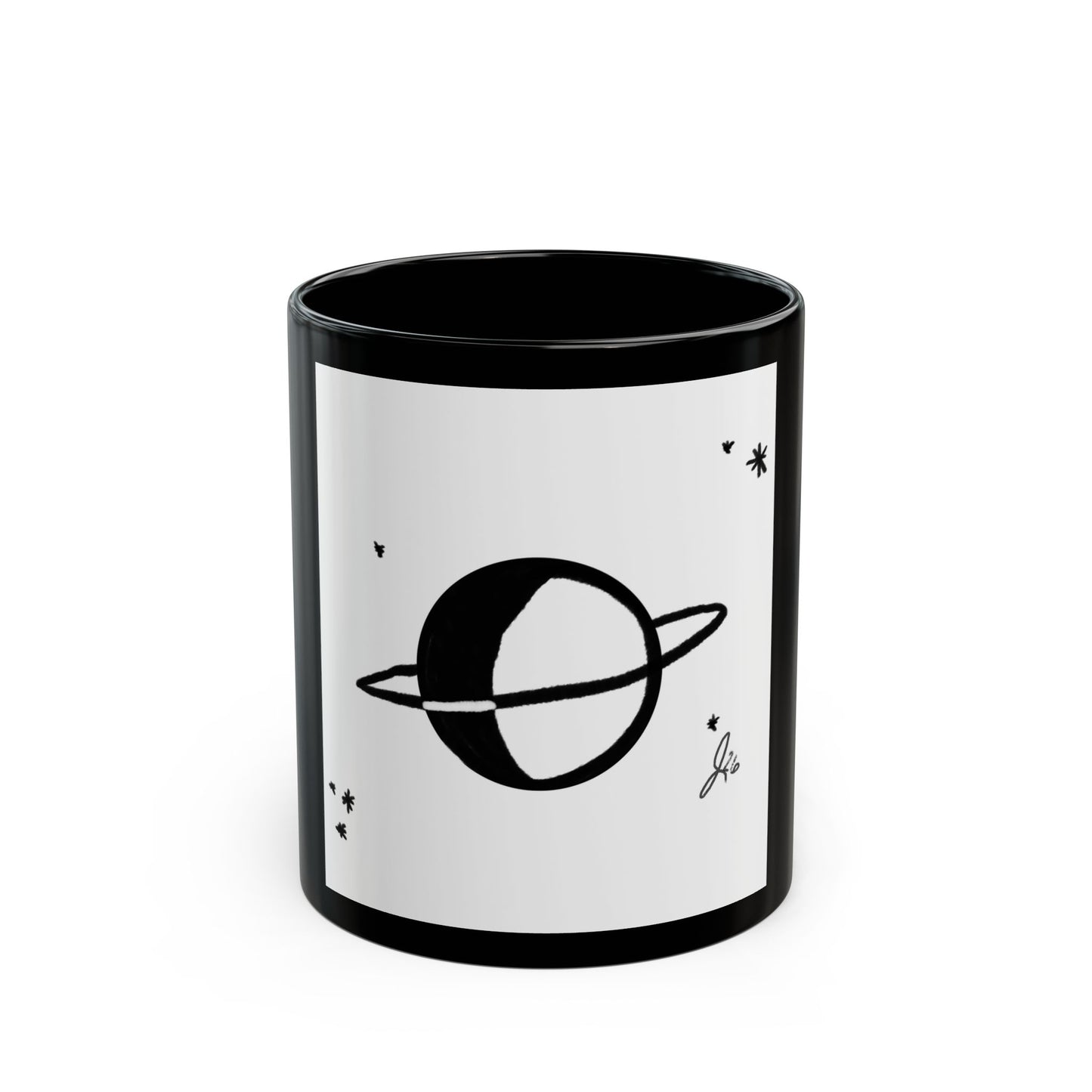 Tiny Planet Black Mug (11oz, 15oz)
