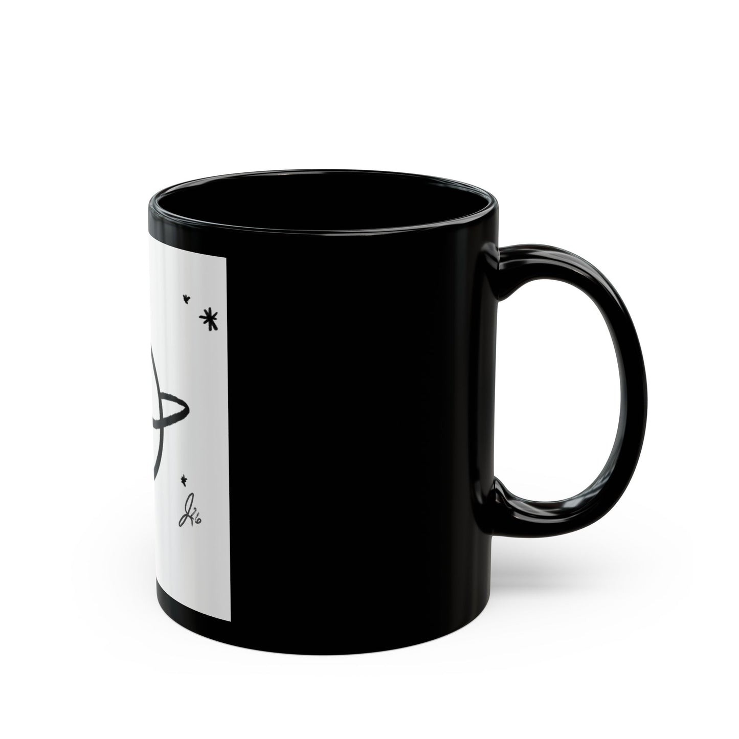 Tiny Planet Black Mug (11oz, 15oz)