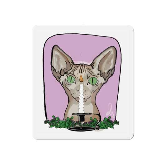 Familiar Flame Gazer Cat Magnets